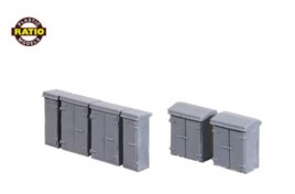 Relay Boxes Pack of 10 Plastic Kit N Scale